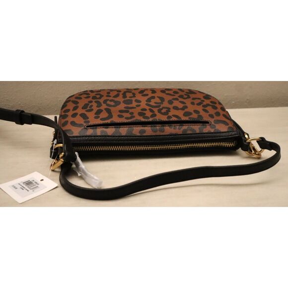 Fossil ZB11098234 Jolie Small Black/Leopard Print Crossbody/Shoulder Bag - Picture 6 of 16